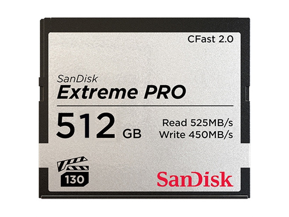 SanDisk 512GB Extreme PRO CFast 2.0 Memory Card