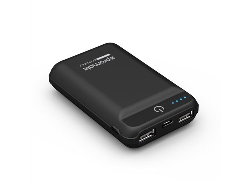 Promate Ultra-Portable 10050mAh Power Bank (Black)