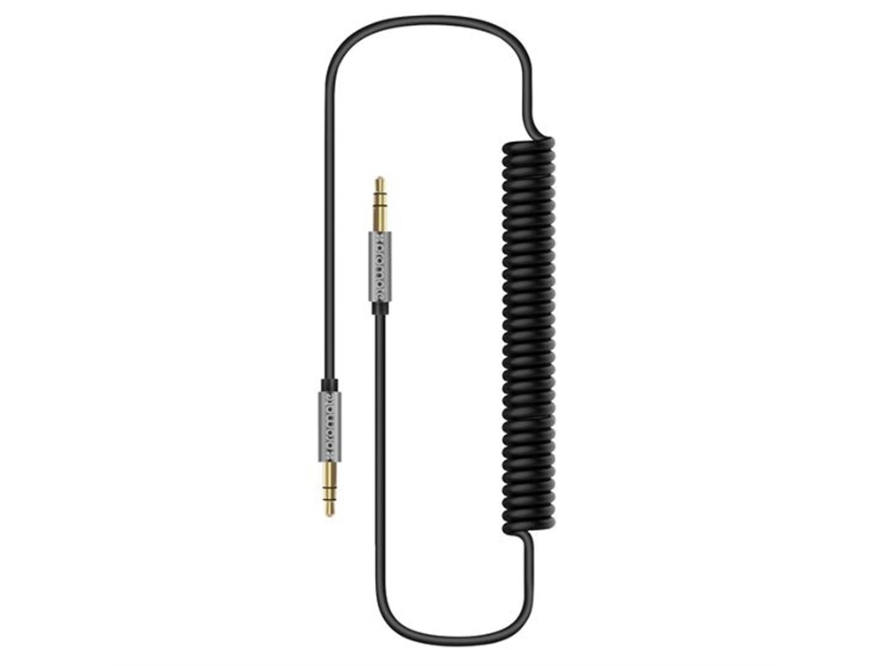 Promate Coiled 3.5mm Audio Cable 2.5m (Black)