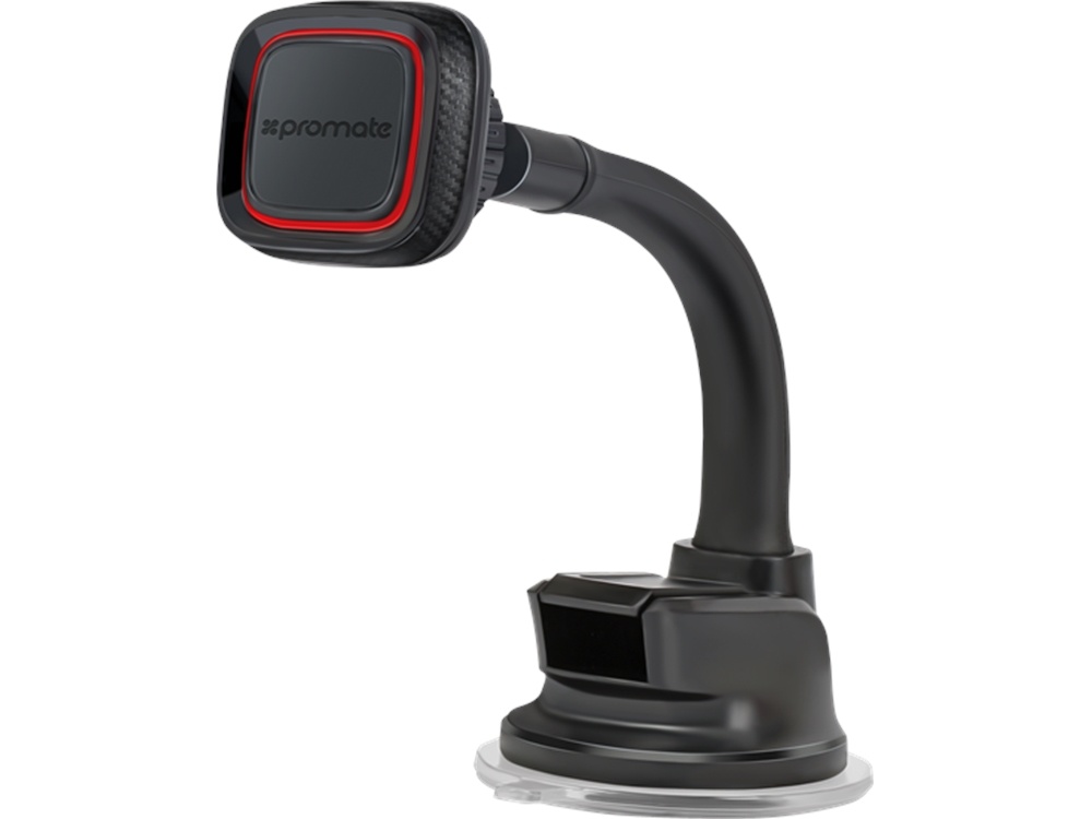 Promate 360 Degree Rotatable Magnetic Car Dashboard Mount (Maroon)