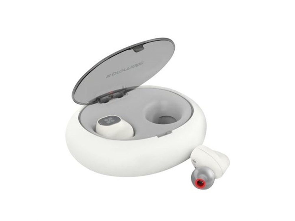 Promate TrueBlue Wireless In-Ear Stereo Ear Pods (White)
