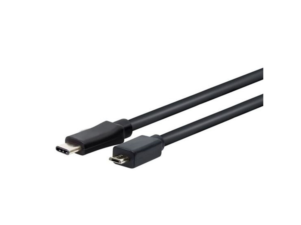 Promate 1m USB 2.0 Type-C to Micro-USB Cable (Black)
