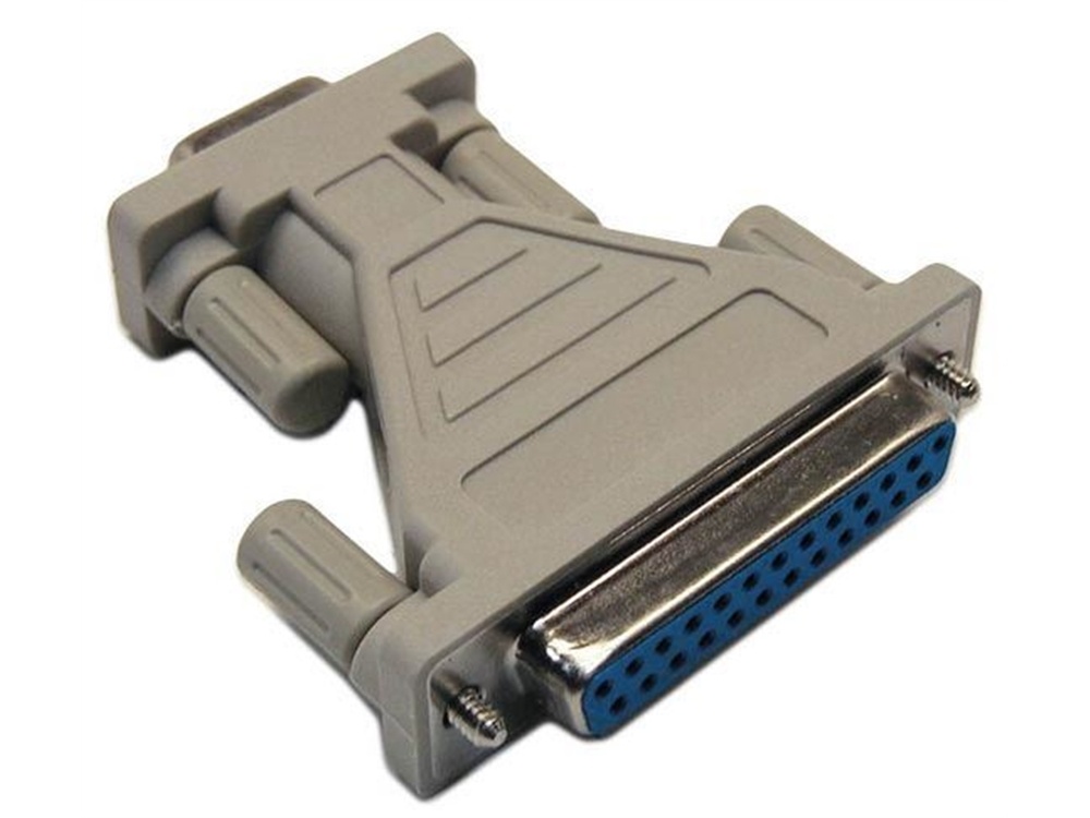 DYNAMIX PC AT DB9 Male to DB25 Female Modem/Mouse Adapter