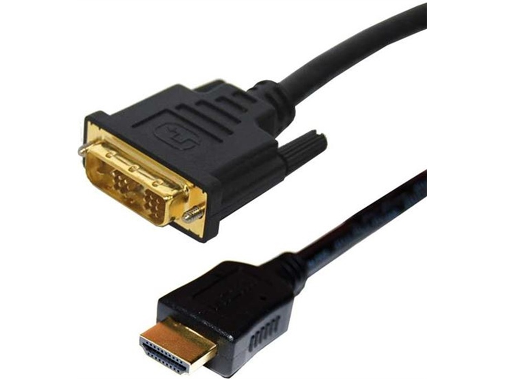 DYNAMIX HDMI Male to DVI-D Male (18+1) Cable (5 m)