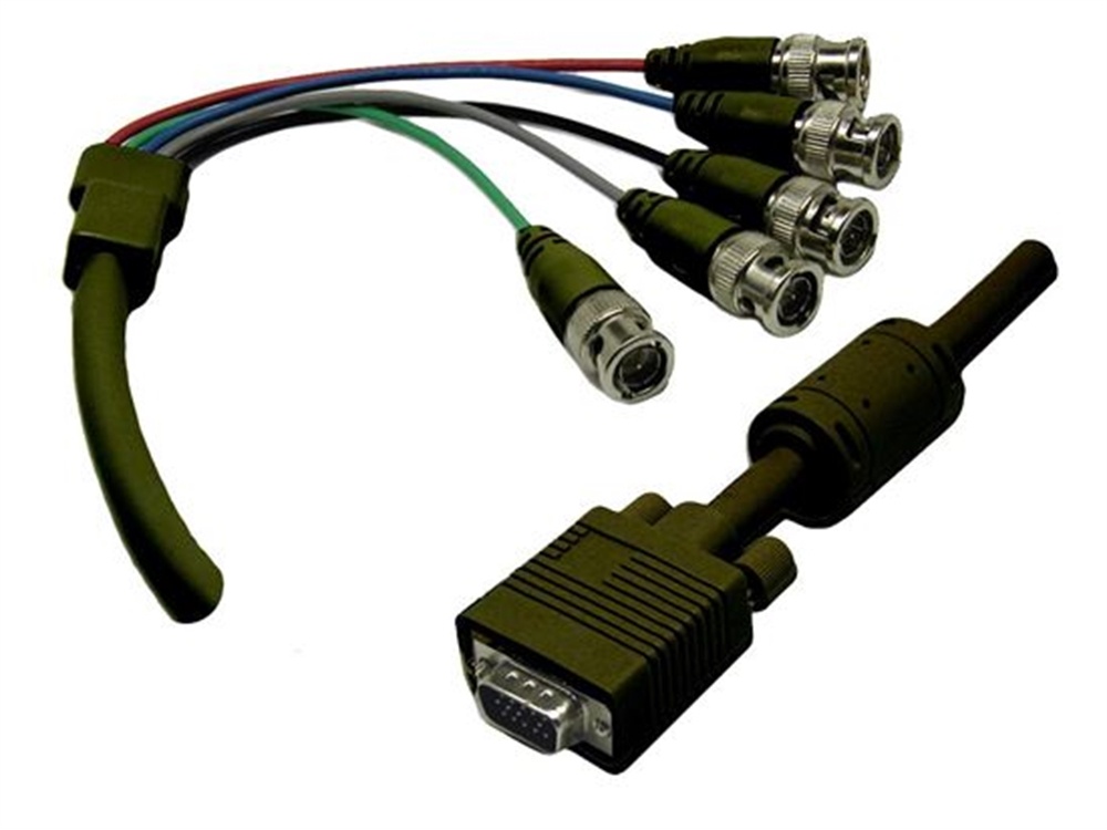 DYNAMIX VGA to BNC Cable with Ferrite Core (2 m)