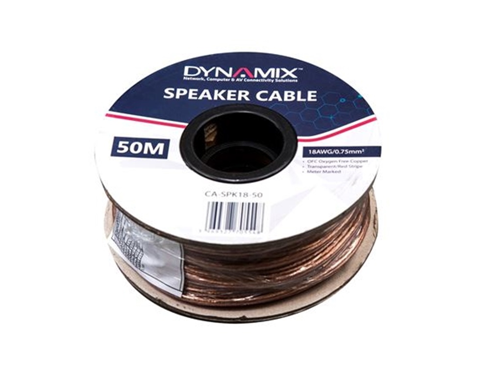 DYNAMIX 18AWG Speaker Cable (50m)
