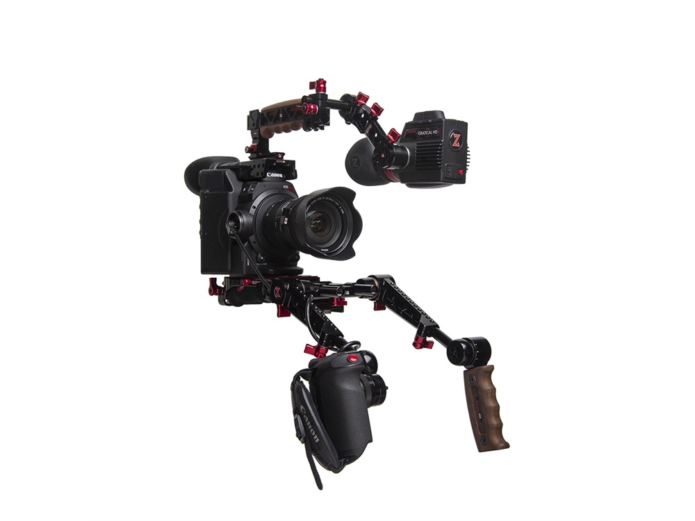 Zacuto C300 Mark II EVF Recoil Pro Gratical HD Bundle with Dual Trigger Grips