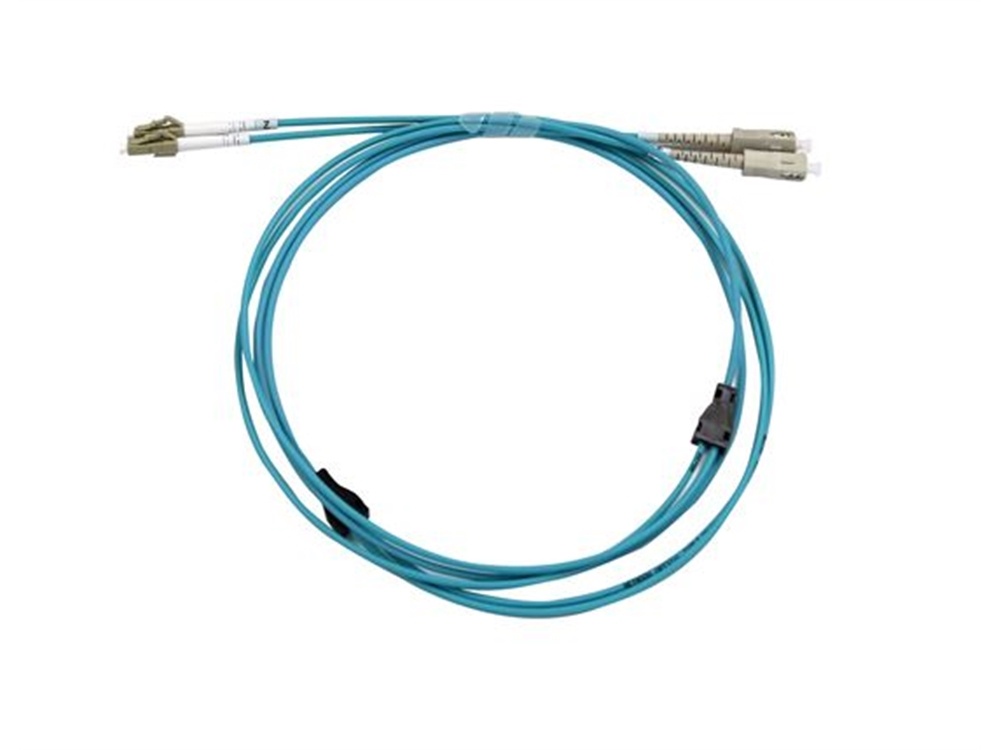 DYNAMIX LC/SC OM3 Armoured Fibre Lead (Duplex, Multimode, 20m)