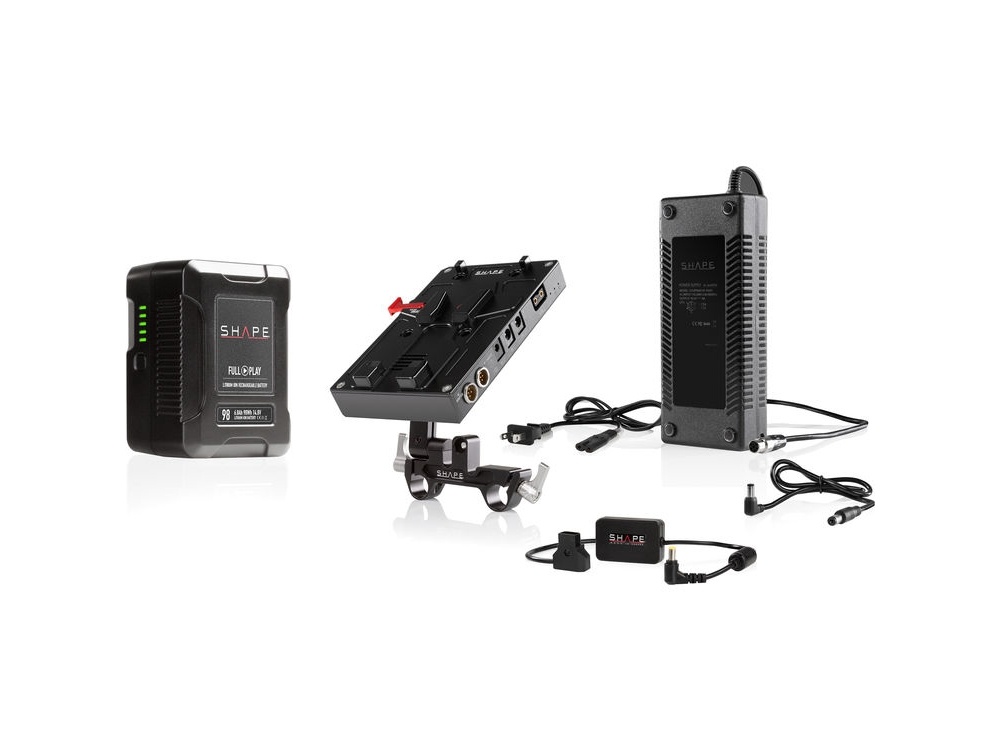 SHAPE 98 Wh Battery Kit D-Box Camera Power And Charger For EVA1, FS7, FS7M2, FS5