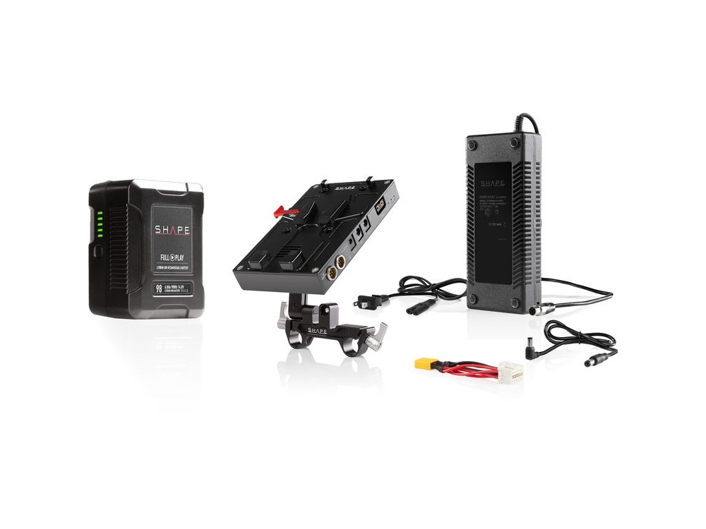 SHAPE 98 Wh Battery Kit D-Box Camera Power And Charger For Blackmagic URSA Mini, URSA Mini Pro