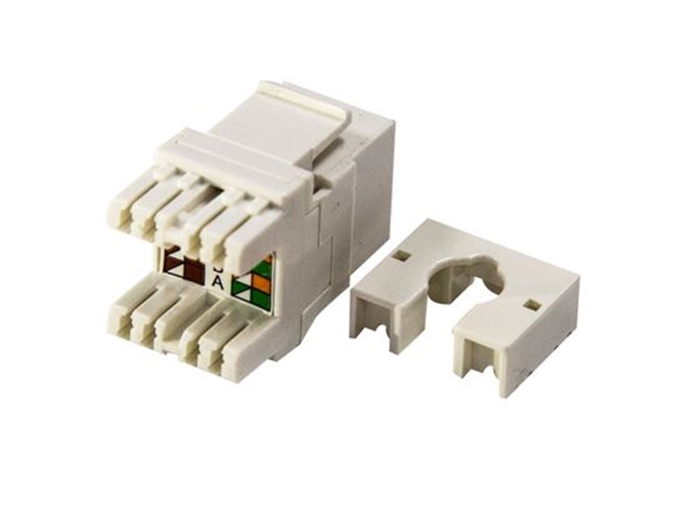 DYNAMIX Cat5e Keystone RJ45 Jack for 110 Face Plate (White)