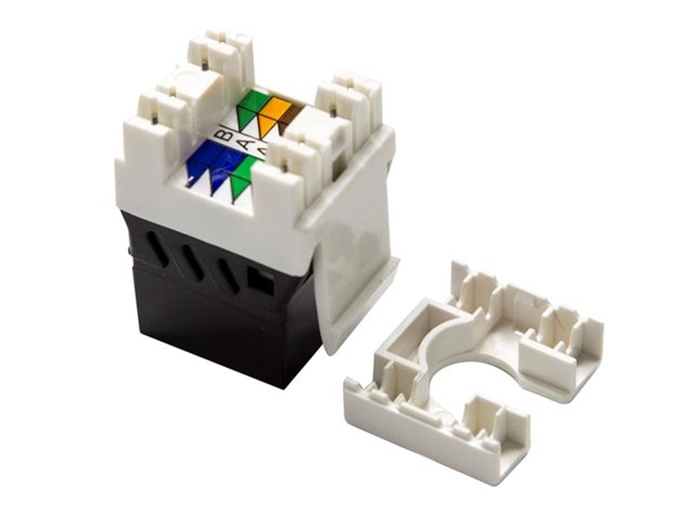 DYNAMIX Slimline Cat6A UTP Jack (Black)