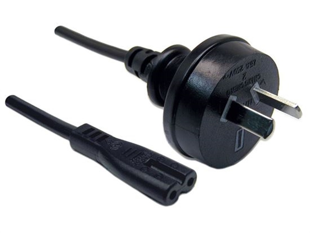 DYNAMIX Power Cord 2-Pin Plug to Figure 8 Connector (Black, 8 m)