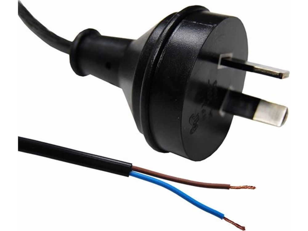 DYNAMIX 2-Pin Plug to 2 Core 0.75 mm Bare End (Black, 2 m)