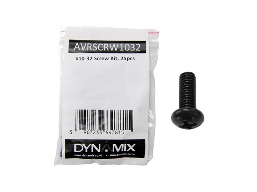 DYNAMIX AV Rack 10-32 screw kit 25 set/bag