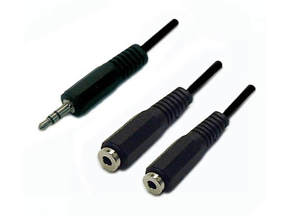 DYNAMIX Stereo Y Cable 3.5mm Plugs (0.2m)