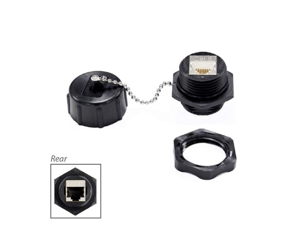 DYNAMIX IP67 Rated Cat6 Shielded Joiner with Dust Cap