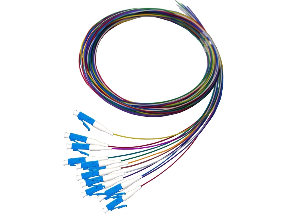 DYNAMIX LC Pigtail OS2 12x Pack Colour Coded (2m)