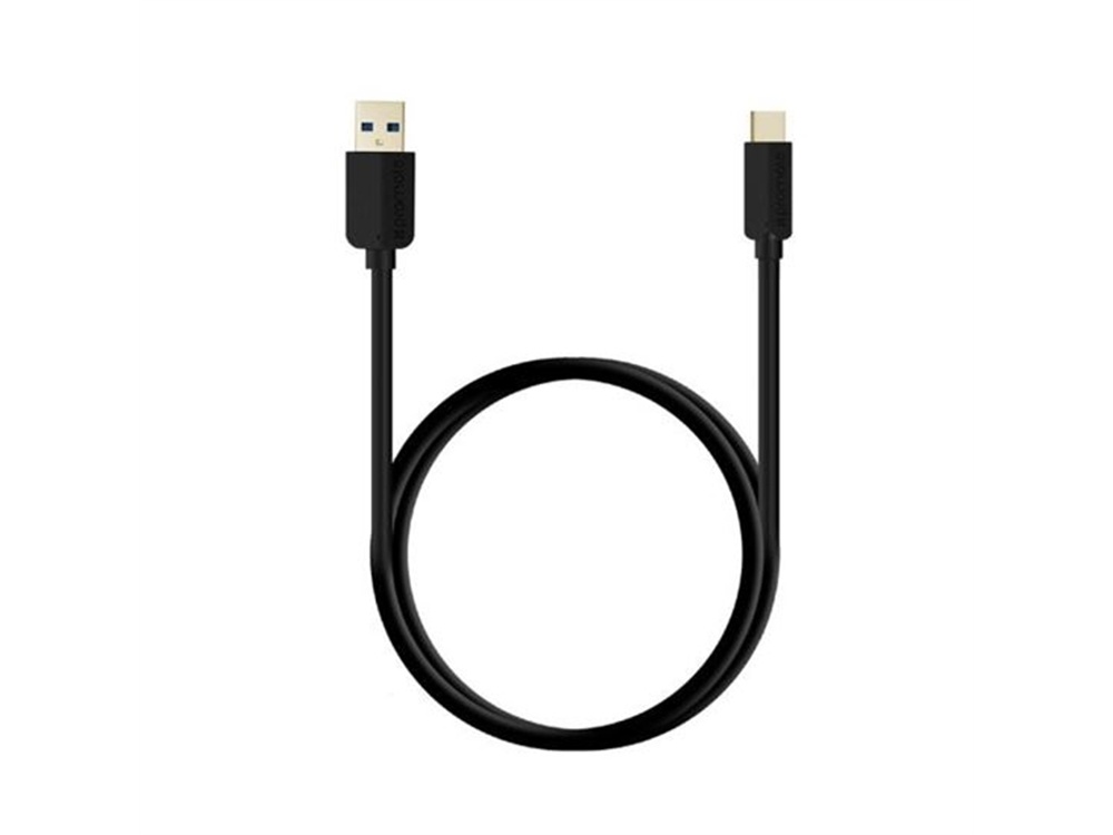 Promate Unilink-CA USB3.1 Type-C to USB-A Charge & Sync Cable (1m, Black)
