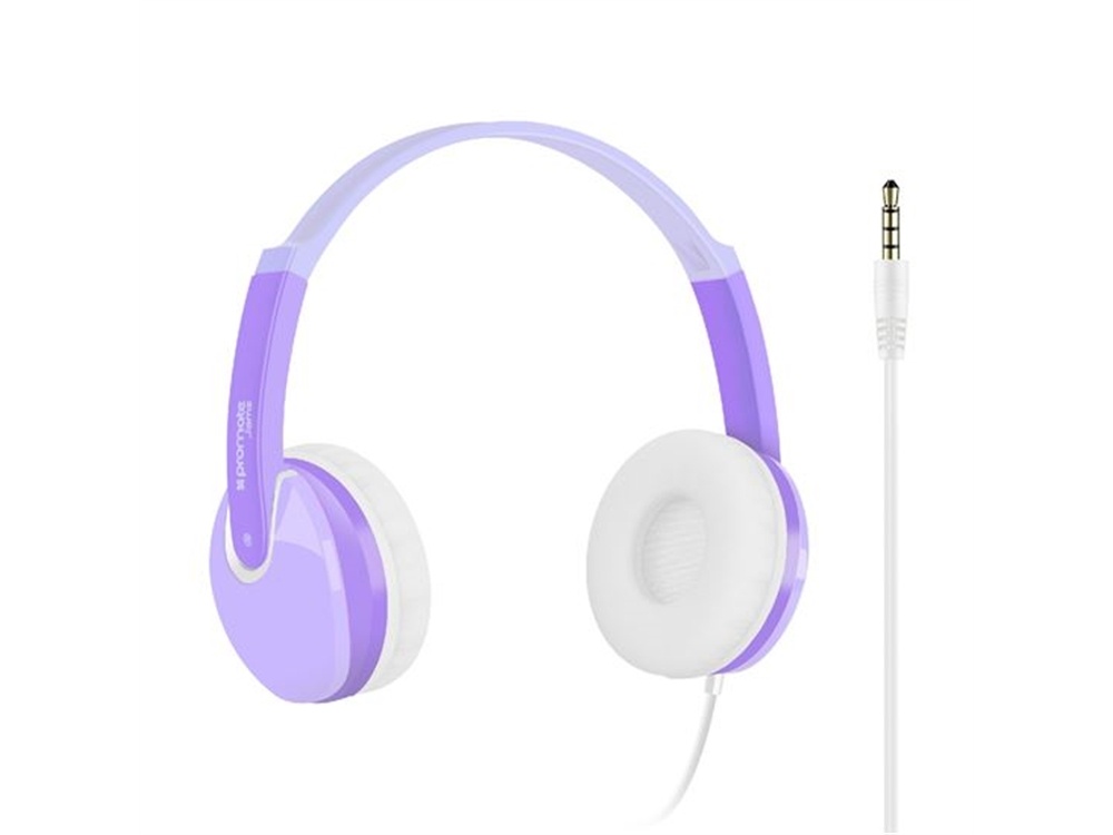 Promate Jamz Kids Wired Headphones (Purple)