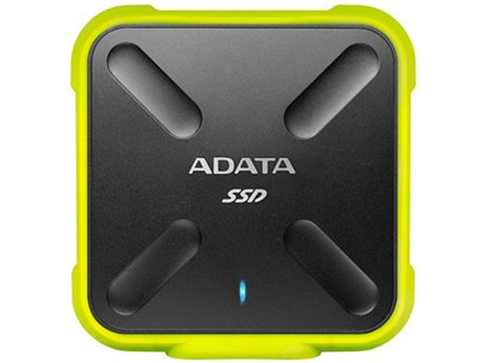 ADATA SD700 512GB USB 3.1 External Solid State Drive (Black/Yellow)