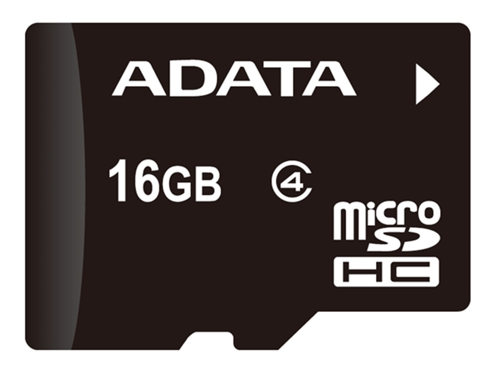 ADATA 16GB microSDHC Memory Card (Class 4)