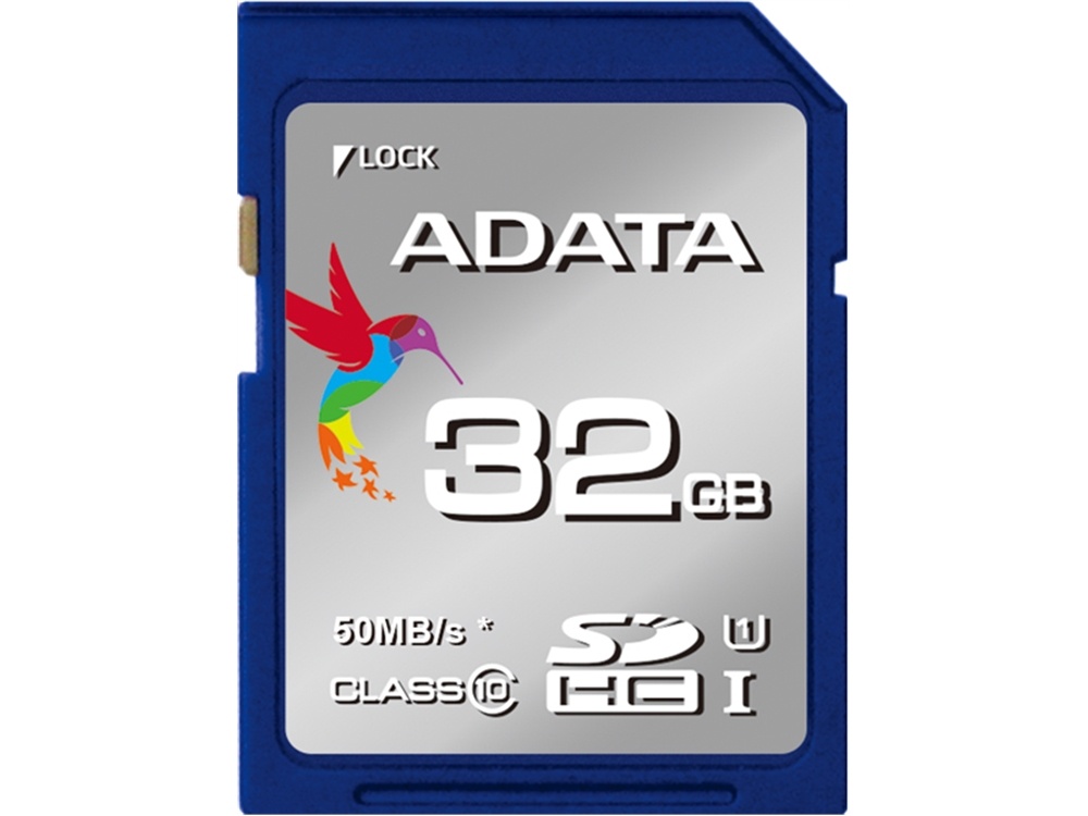 ADATA 32GB Premier UHS-I SDHC Memory Card (Class 10)
