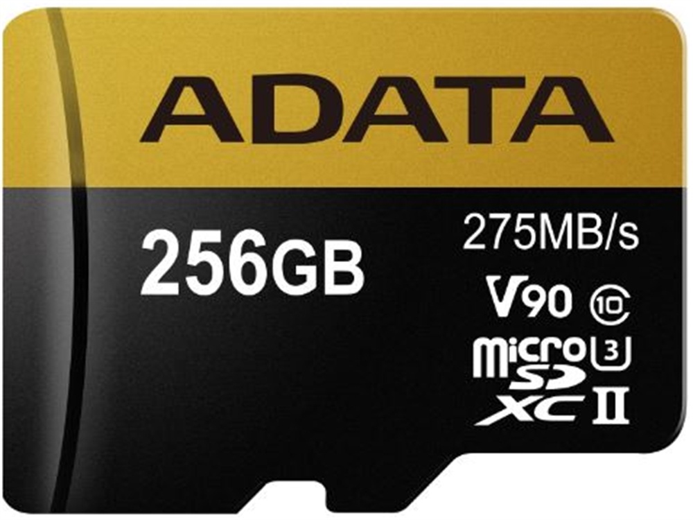 ADATA 256GB Premier ONE V90 UHS II Micro SDXC Memory Card