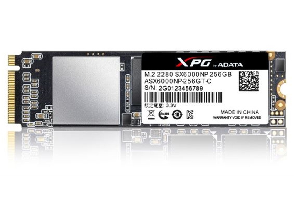 ADATA 256GB XPG SX6000 PCIe M.2 2280 SSD