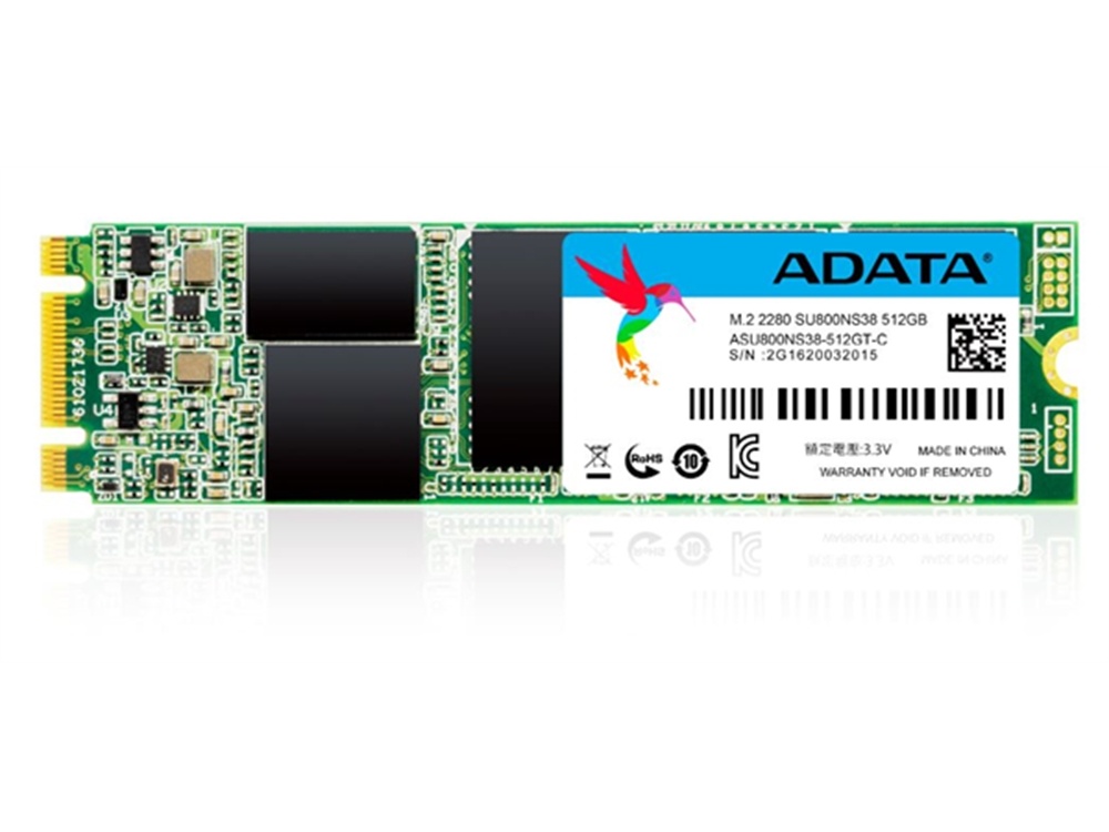 ADATA 512GB SU800 SATA M.2 2280 3D NAND SSD