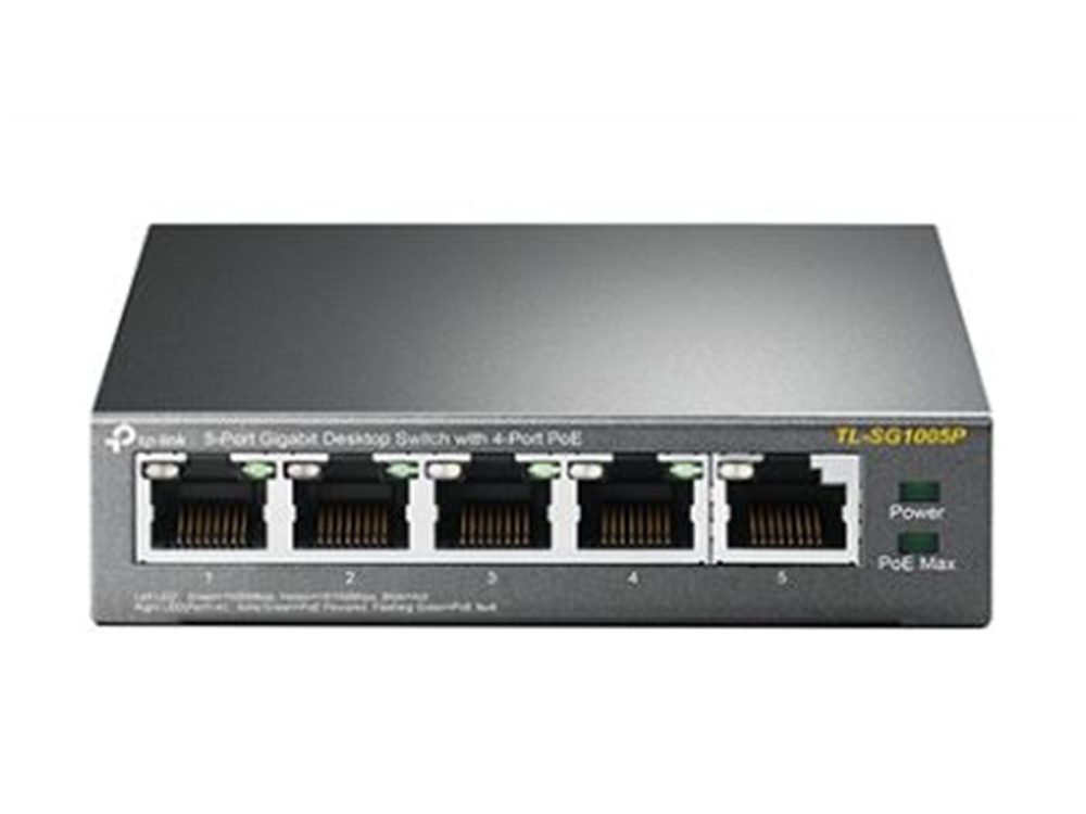 TP-Link SG1005P 5 Port Gigabit Switch with 4x PoE Ports