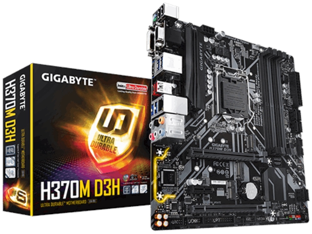 Gigabyte H370M D3H mATX Ultra Durable Motherboard