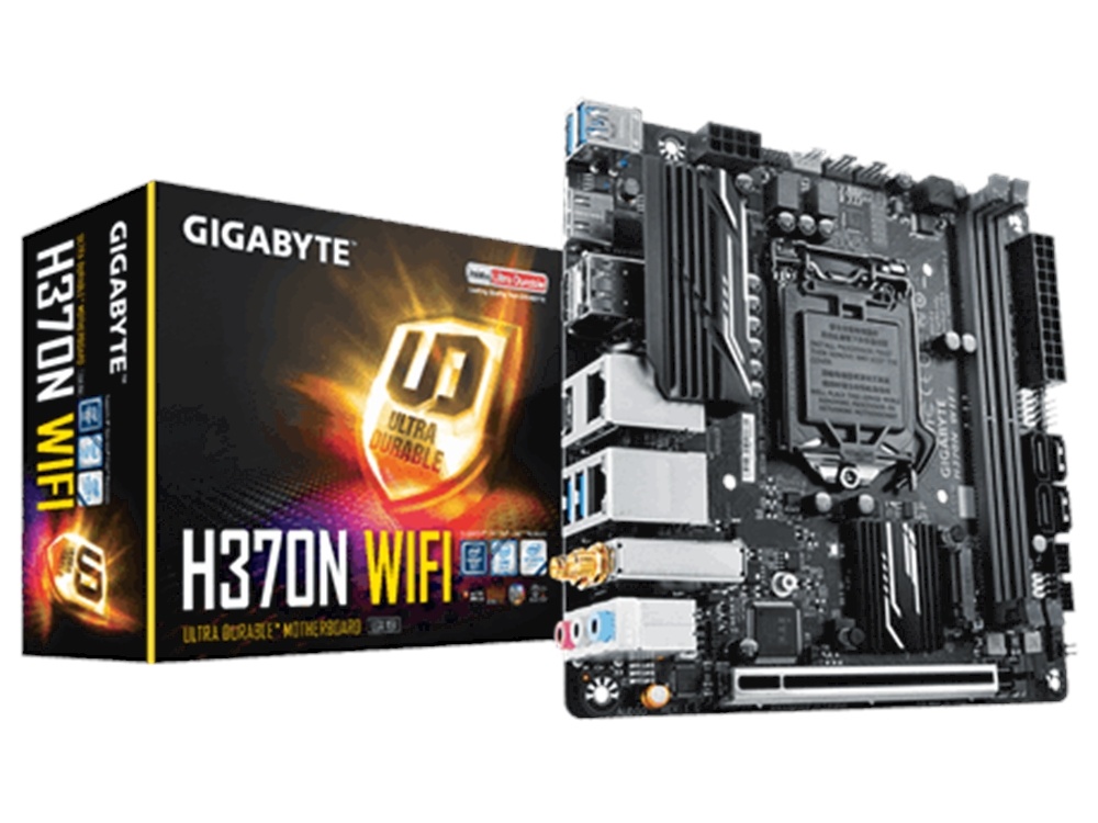 Gigabyte GA-H370N WiFi mITX Ultra Durable Motherboard