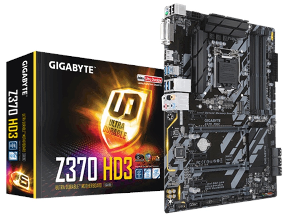 Gigabyte GA-Z370-HD3 ATX Ultra Durable Motherboard