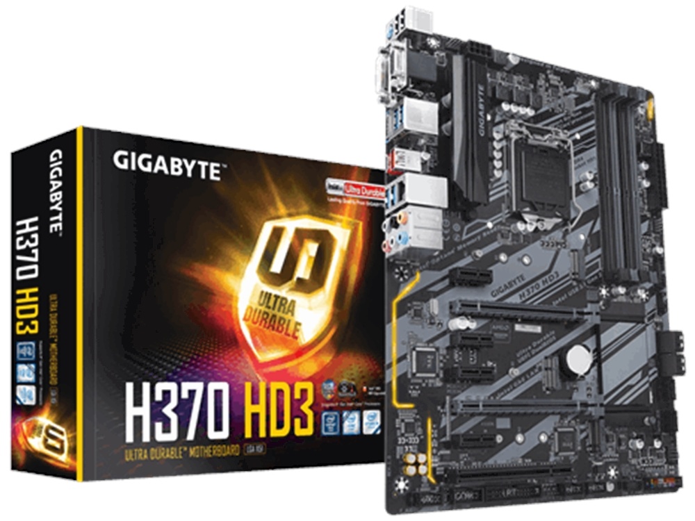 Gigabyte GA-H370-HD3 ATX Ultra Durable Motherboard