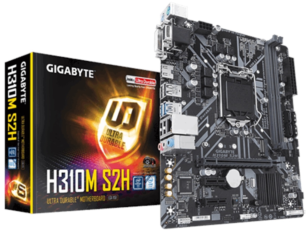 Gigabyte GA-H310M-S2H mATX Ultra Durable Motherboard