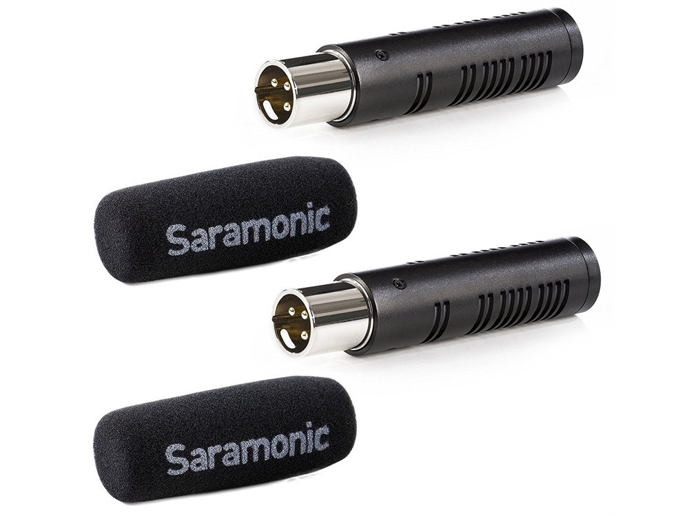 Saramonic SR-AXM3 Broadcast Quality XLR Shotgun Cardioid Condenser Microphone Capsules (2 Pack)