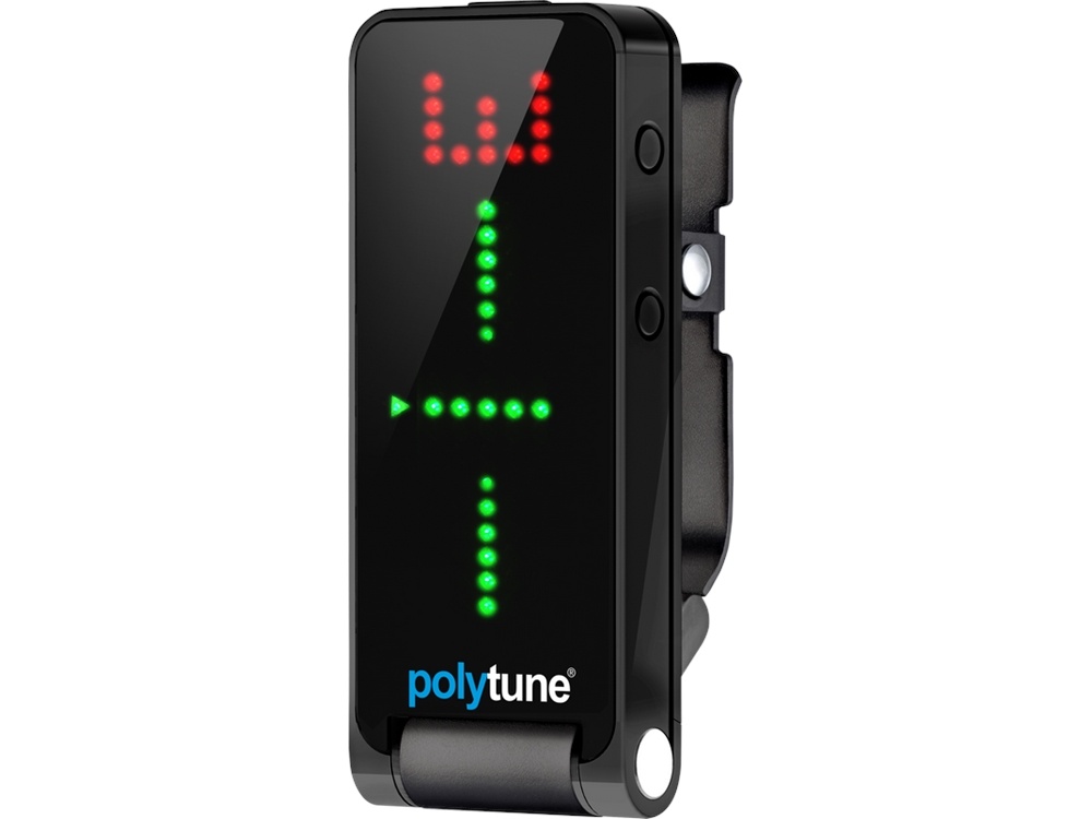 TC Electronic PolyTune Clip Polyphonic Clip-On Tuner (Black)