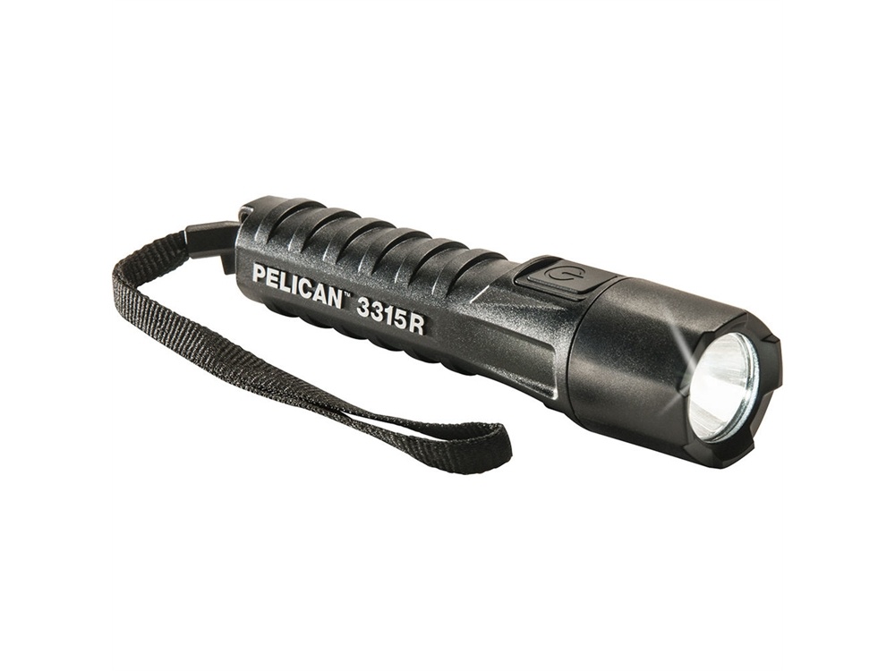 Pelican 3315R Rechargeable Safety Certified Flashlight (Black)