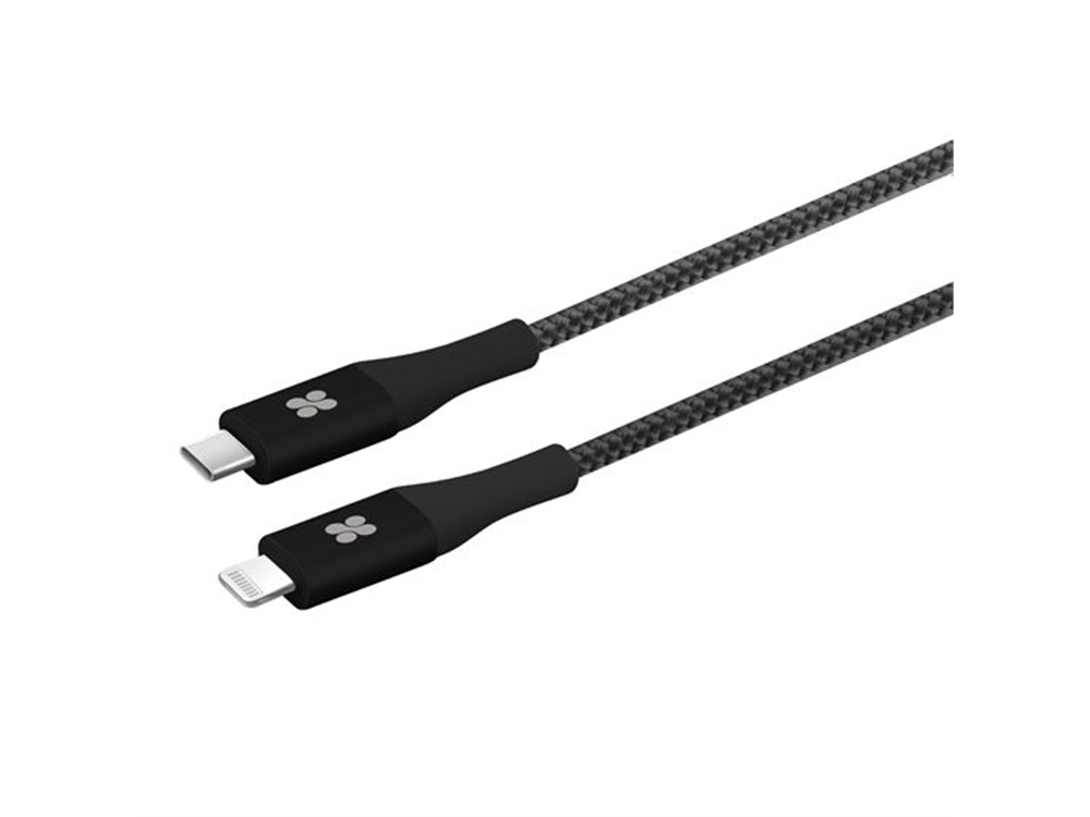 Promate Unilink-LTC2 USB Type-C OTG Cable with Lightning Connector (Black, 2 m)