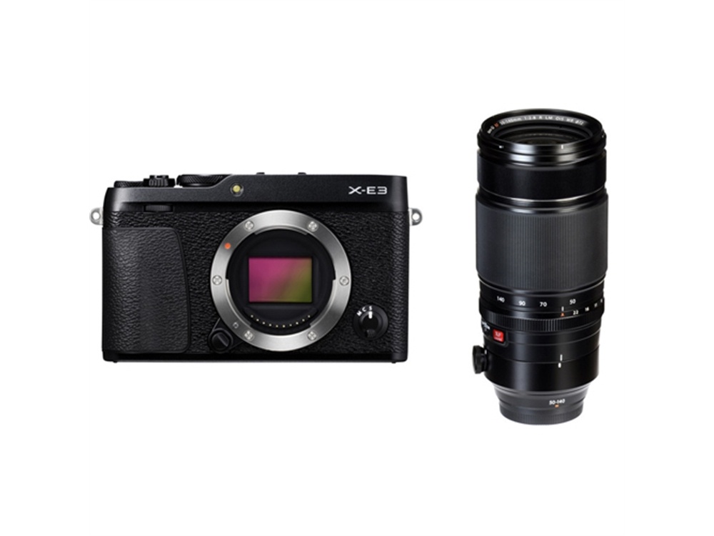Fujifilm X-E3 Mirrorless Digital Camera (Black) with XF 50-140mm f/2.8 R LM OIS WR Lens