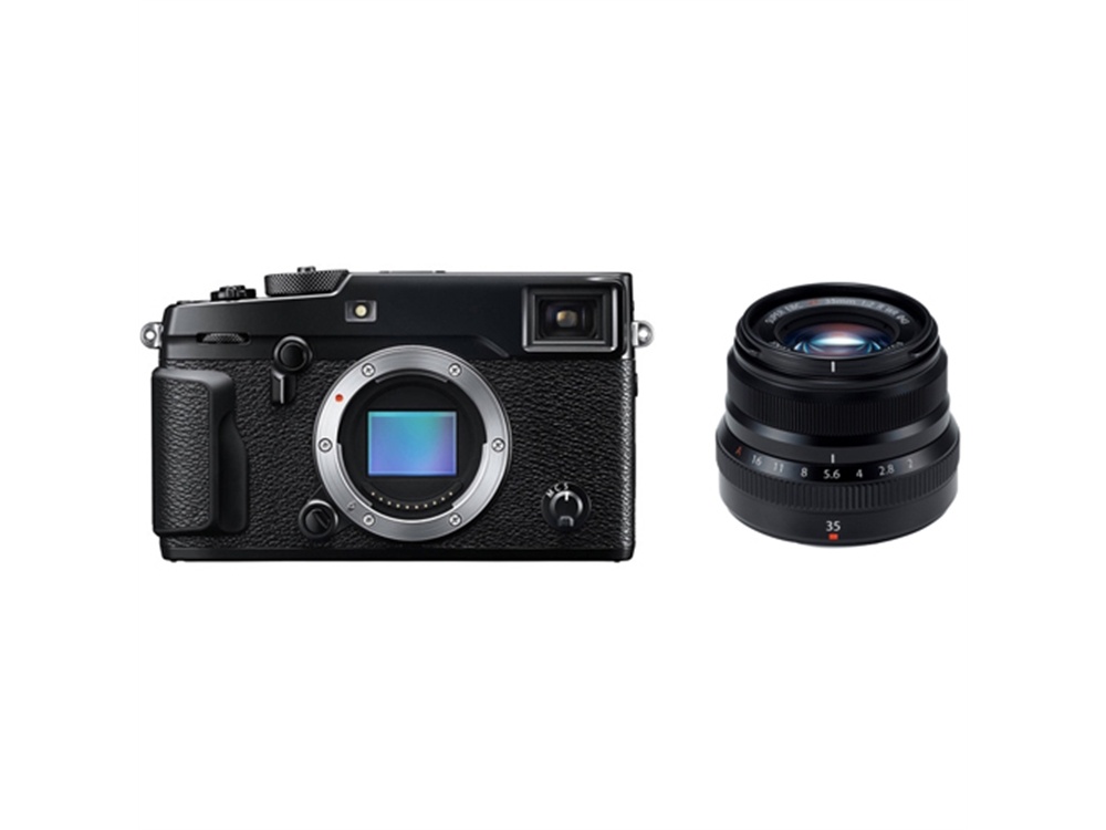 Fujifilm X-Pro2 Mirrorless Digital Camera with XF 35mm f/2 R WR Lens (Black)
