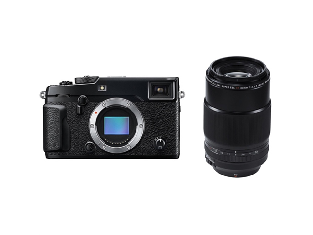 Fujifilm X-Pro2 Mirrorless Digital Camera with XF 80mm f/2.8 R LM OIS WR Macro Lens