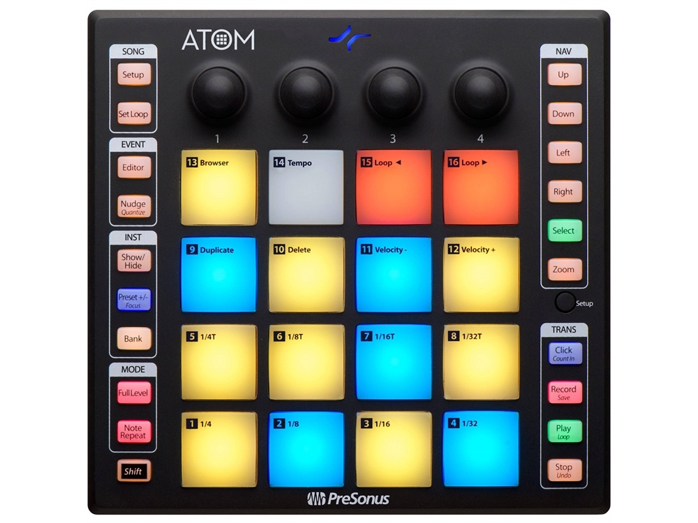 PreSonus ATOM Production and Performance Pad Controller
