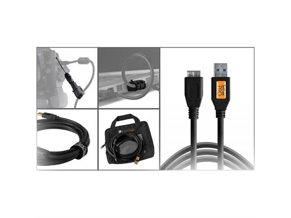 Tether Tools Starter Tethering Kit with USB 3.0 Micro-B Cable (Black)