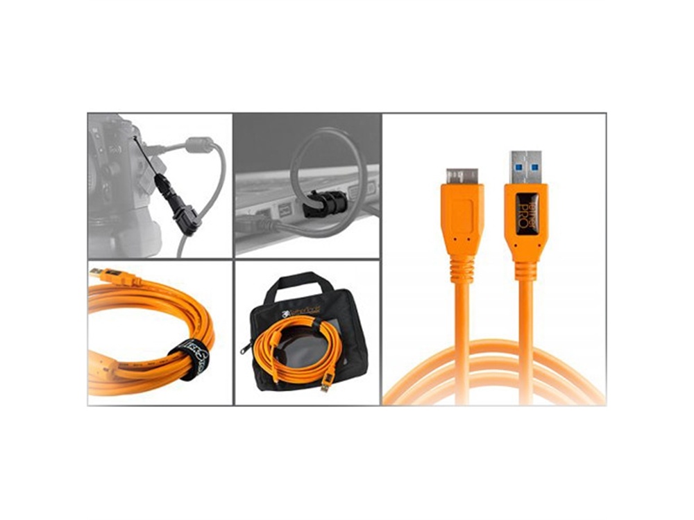 Tether Tools Starter Tethering Kit with USB 3.0 Micro-B Cable (Orange)