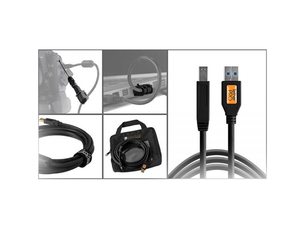 Tether Tools Starter Tethering Kit with USB 3.0 Type-B Cable (Black)