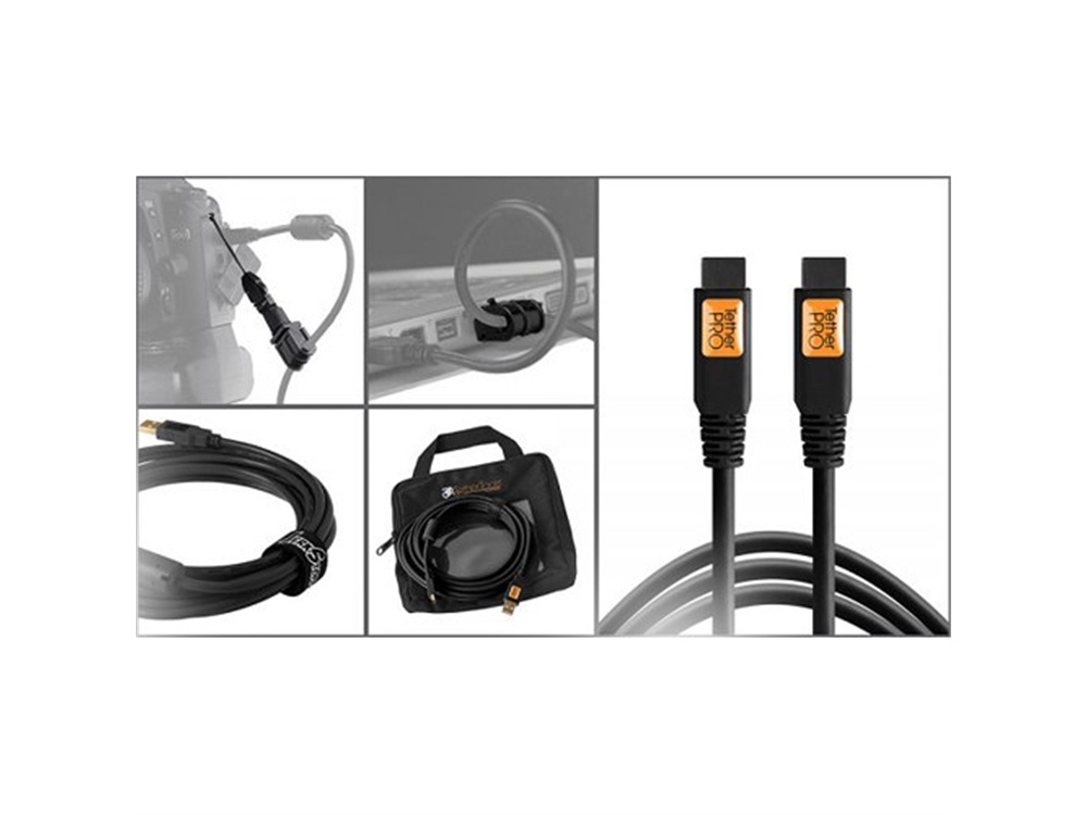 Tether Tools Starter Tethering Kit with FireWire 9-Pin Cable (Black)