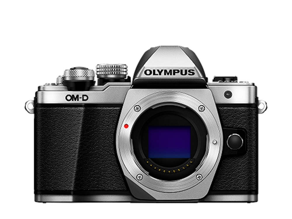 Olympus OM-D E-M10 Mark II Mirrorless Camera (Silver) 14-42mm and 40-150mm Lens Kit (Black)