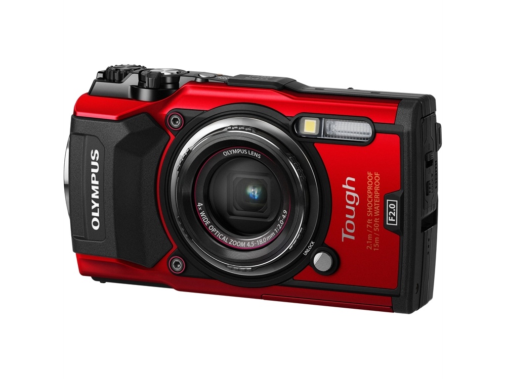 Olympus TG-5 Tough Digital Camera (Red)